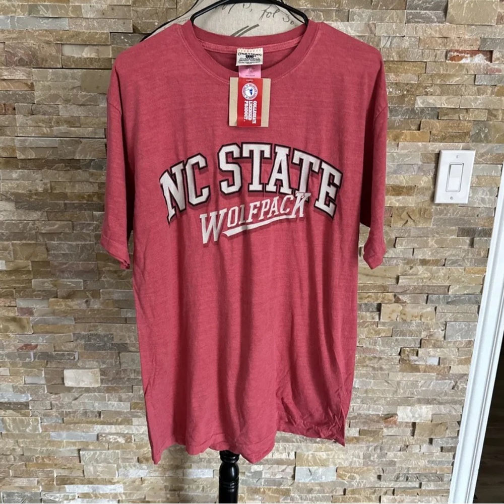 NC State University Wolfpack NCSU Short sleeve Oarsman 913 Reddish t shirts